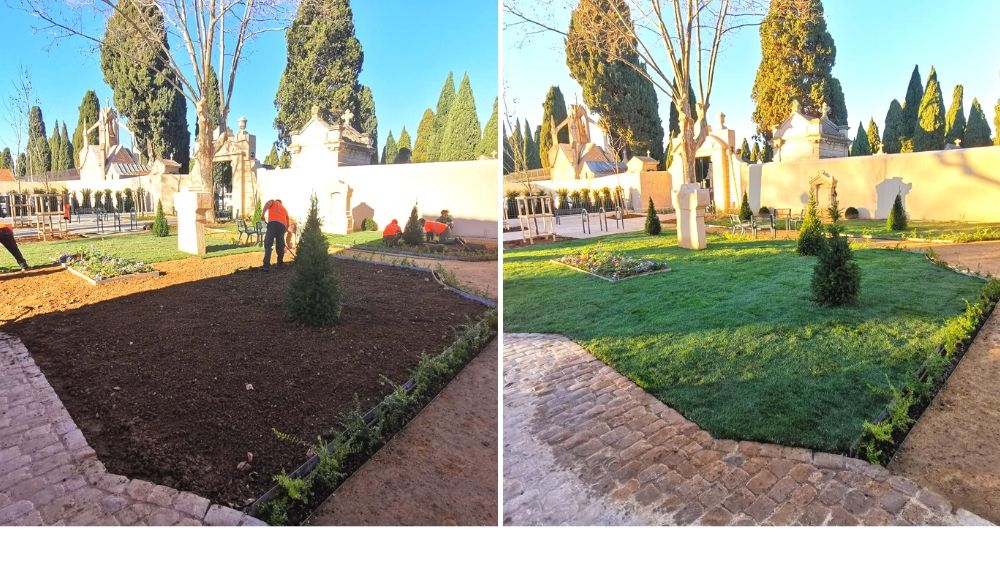 Narbonne - réaménagement du parvis d'entrée du cimetière vieux à Béziers 3.jpg